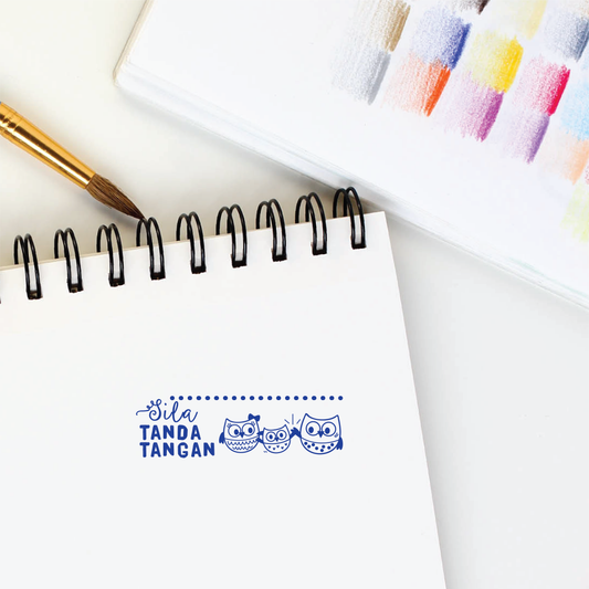 Wise Owlies Stamp : Tanda Tangan [ml]