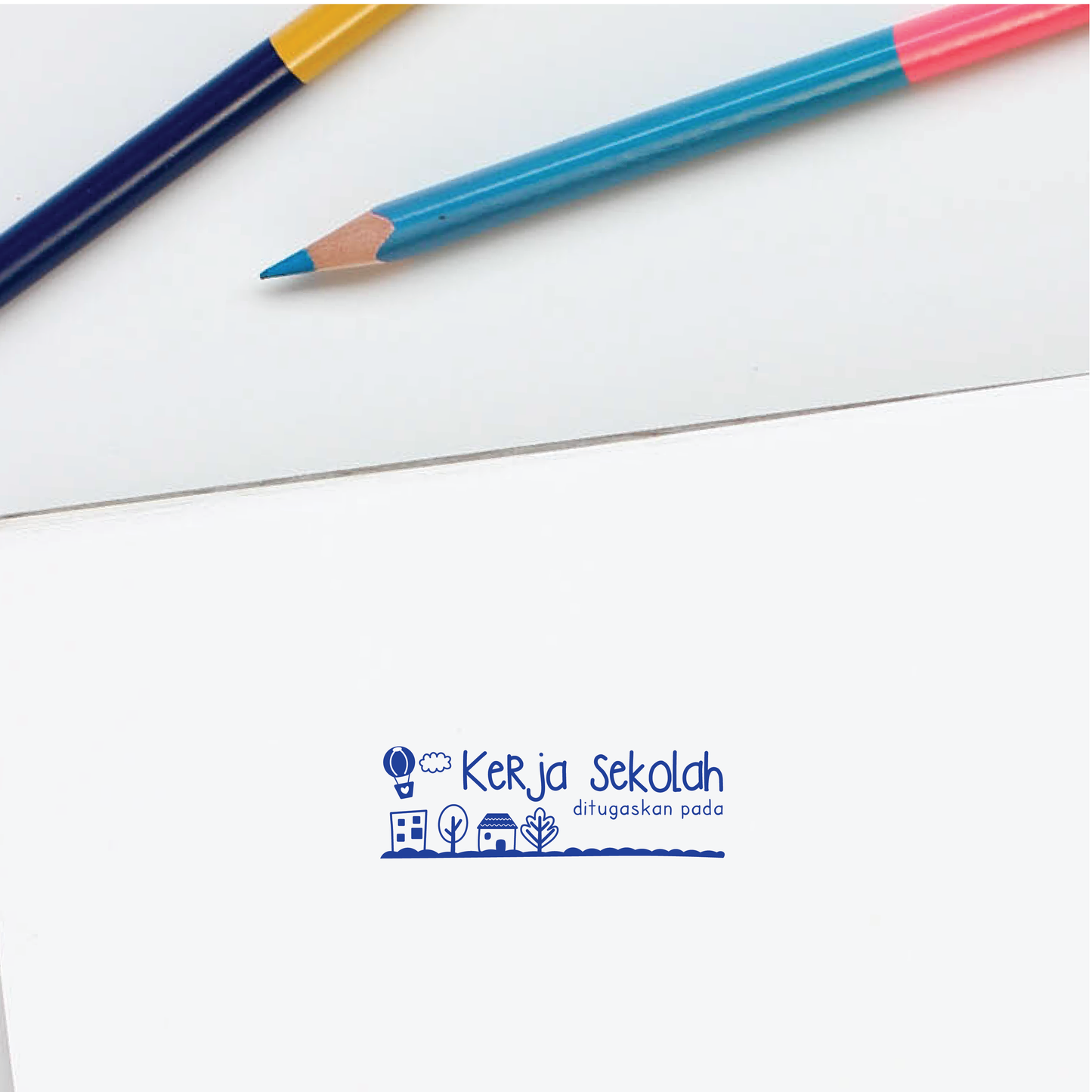 Typo Stamp : Kerja Sekolah [ml]