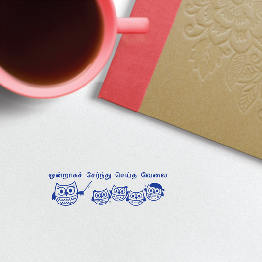Wise Owlies Stamp : Completed Together In Class [tl]