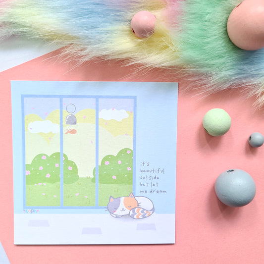 Chim-Chim It's Beautiful Outside Art Print
