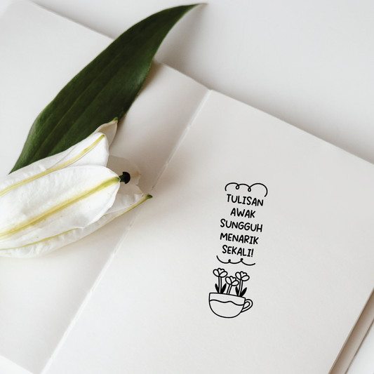 Nature Stamp : Tulisan Awak Menarik Sekali [ml]