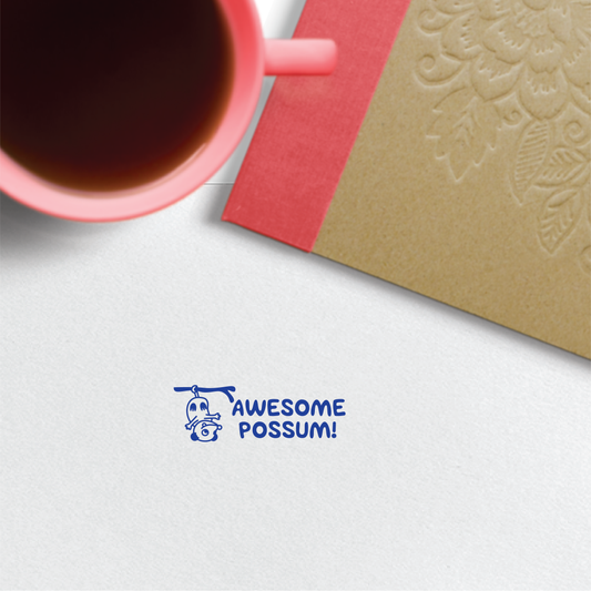 Pun Stamp : Awesome Possum