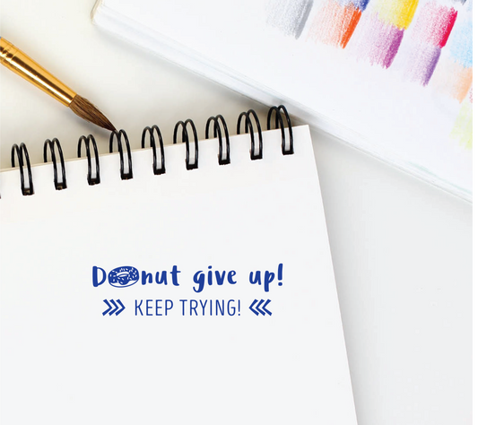 Pun Stamp : Donut Give Up